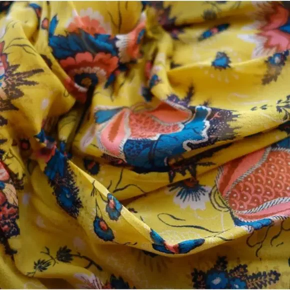 NWOT Ulla Johnson Maya Floral Waterlily Midi Dress size 12 - Picture 11 of 13